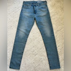 High Rise High Waist Jeans Skinny Ankle US 28